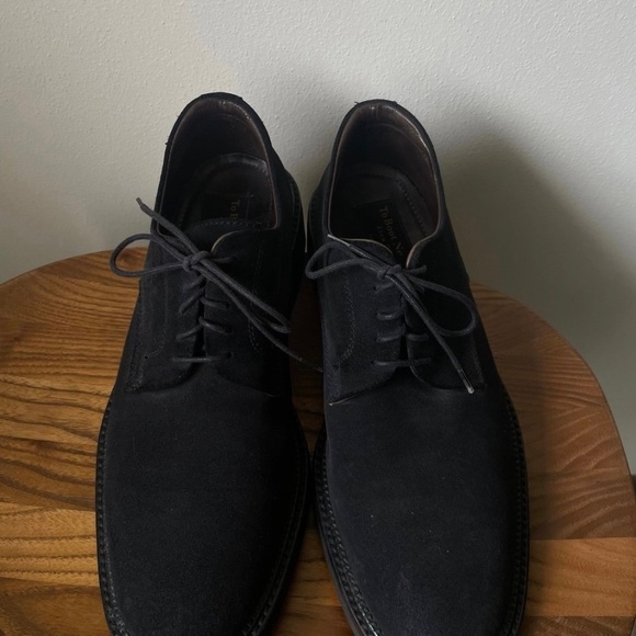 To Boot New York Adam Derrick FELIX DERBY Black Suede Oxford - Picture 5 of 10